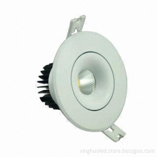 15W Dimmable COB LED Downlight, Sharp COB, 100-110lm/W, New Design with Forging Heat Shell